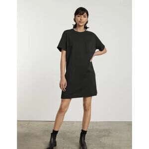 Everlane cotton T-shirt dress black size small